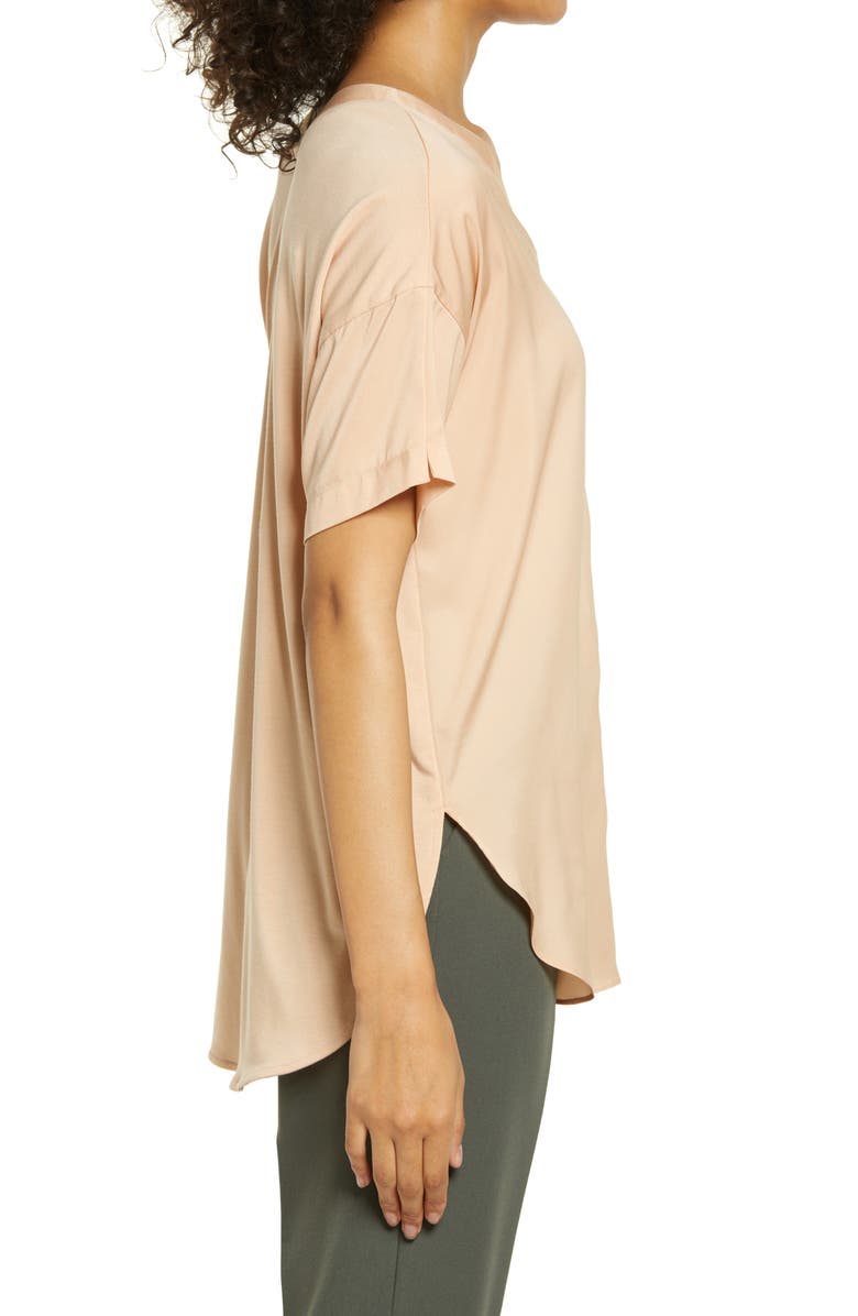 Lysse ́ Stevie V-Neck Satin Top, Alternate, color,
