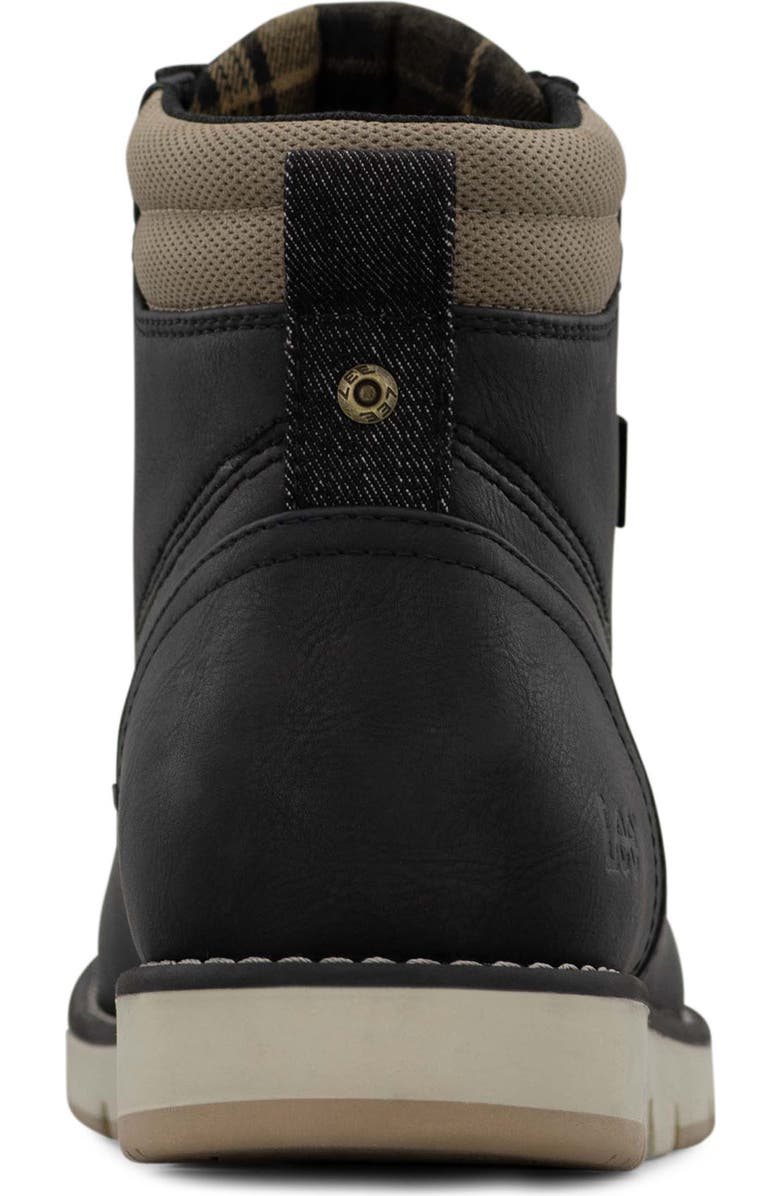 Lee Waylon Lace-Up Boot, Alternate, color, Black/ Driftwood/ Black Denim