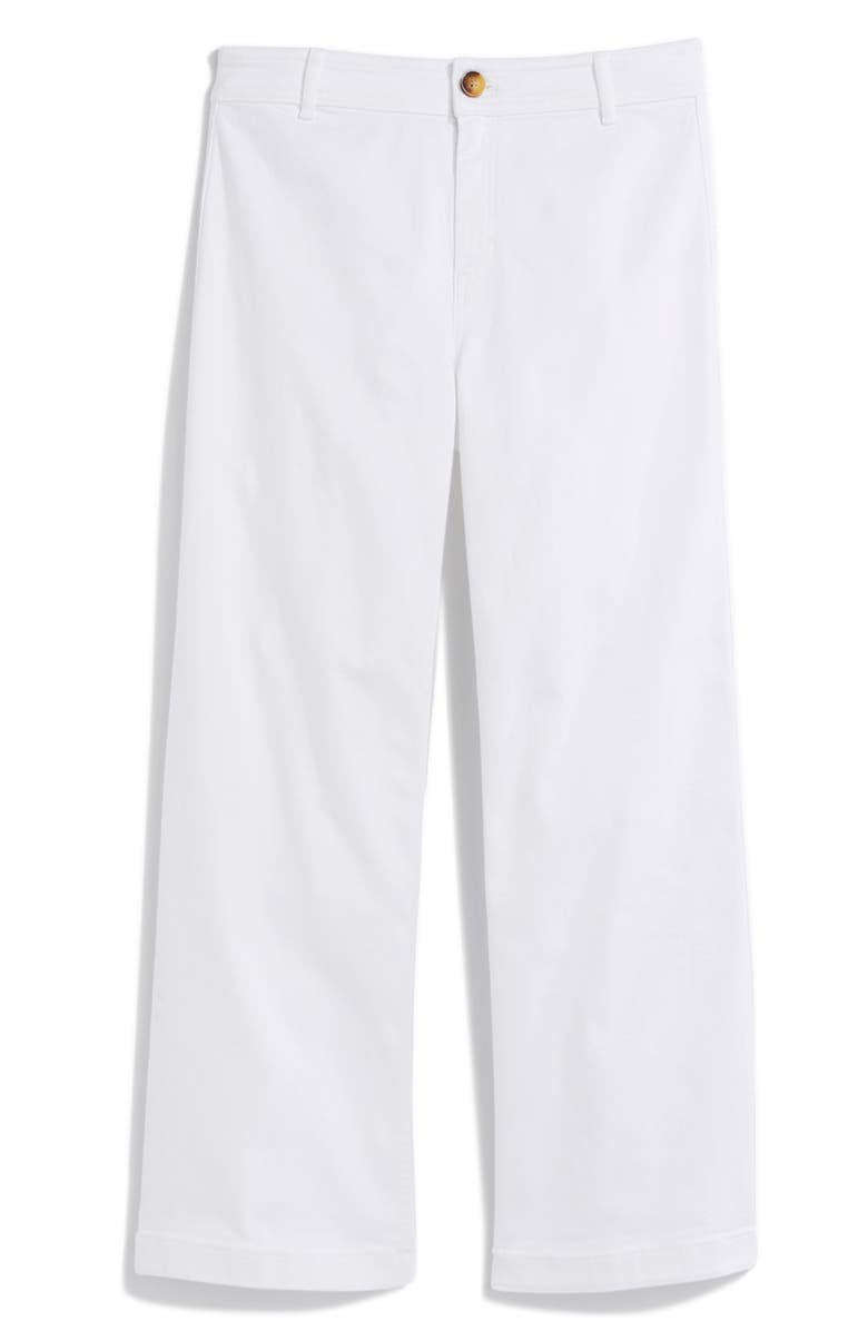 vineyard vines Mariner Crop Wide Leg Jeans, Alternate, color, 