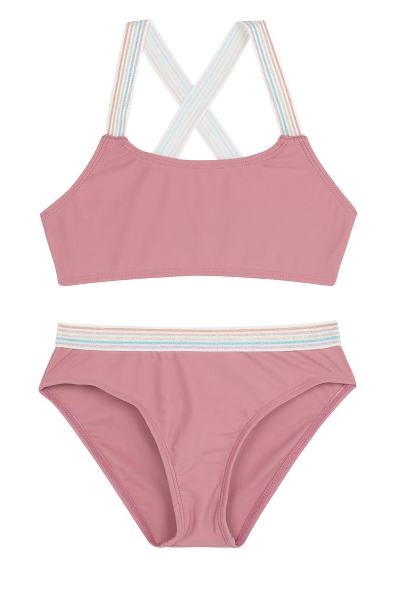 Gottex Kids Rainbow Star Swim Set, Main, color, Pink