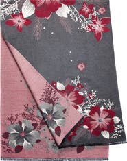 SAACHI Floral Reversible Scarf