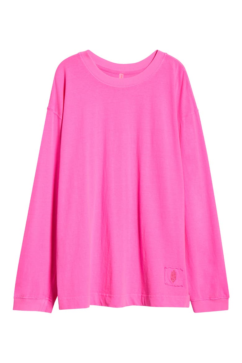 FP Movement Hustle Layer Knit Top, Main, color, FUCHSIA FLIRT