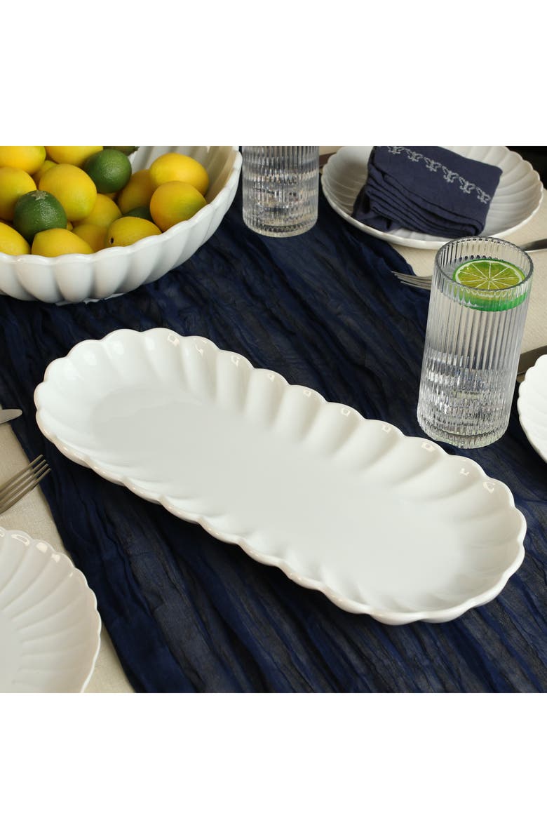 BIA Cordon Bleu Petal 2-Piece Serving Dishes, Alternate, color, White