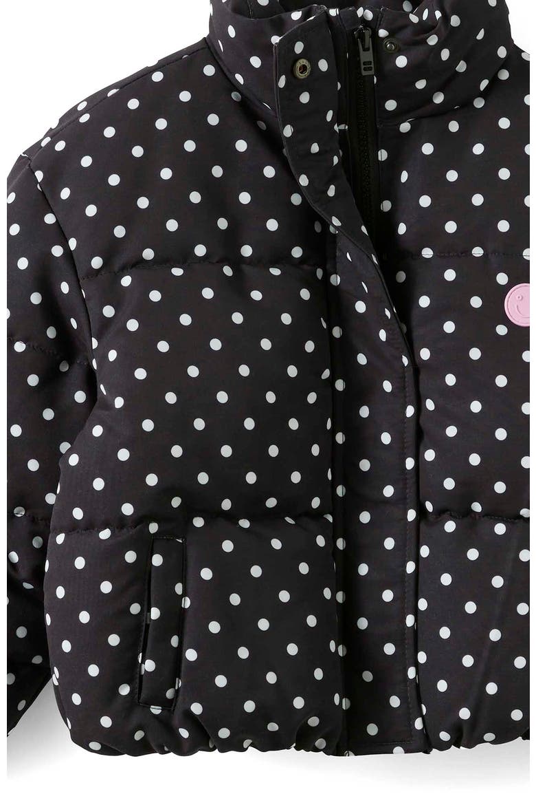 Kid's Active Puffer Jacket, Alternate, color, Black Vanilla Spot