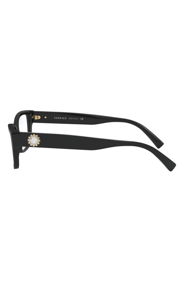 Versace 148mm Shield Sunglasses, Alternate, color, 