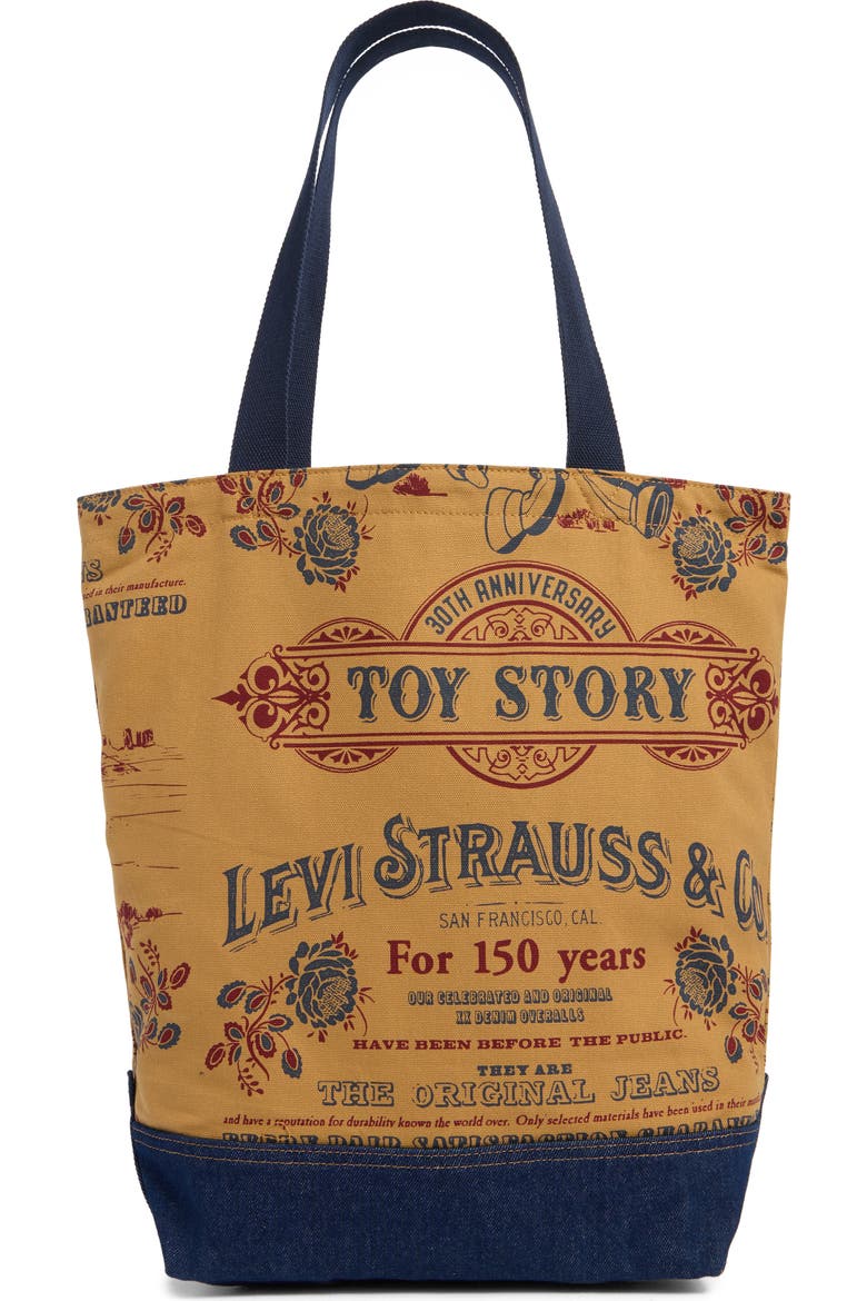 x Disney Pixar® Toy Story Print Canvas & Denim Tote (Men) | Nordstrom x Disney Pixar® Toy Story Print Canvas & Denim Tote (Men) | Nordstrom