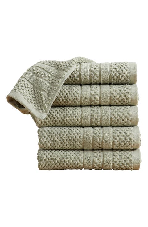 6-Pack Checker Texture Hand Towels