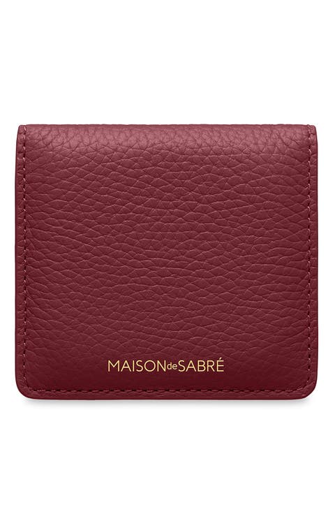 Leather Compact Mirror