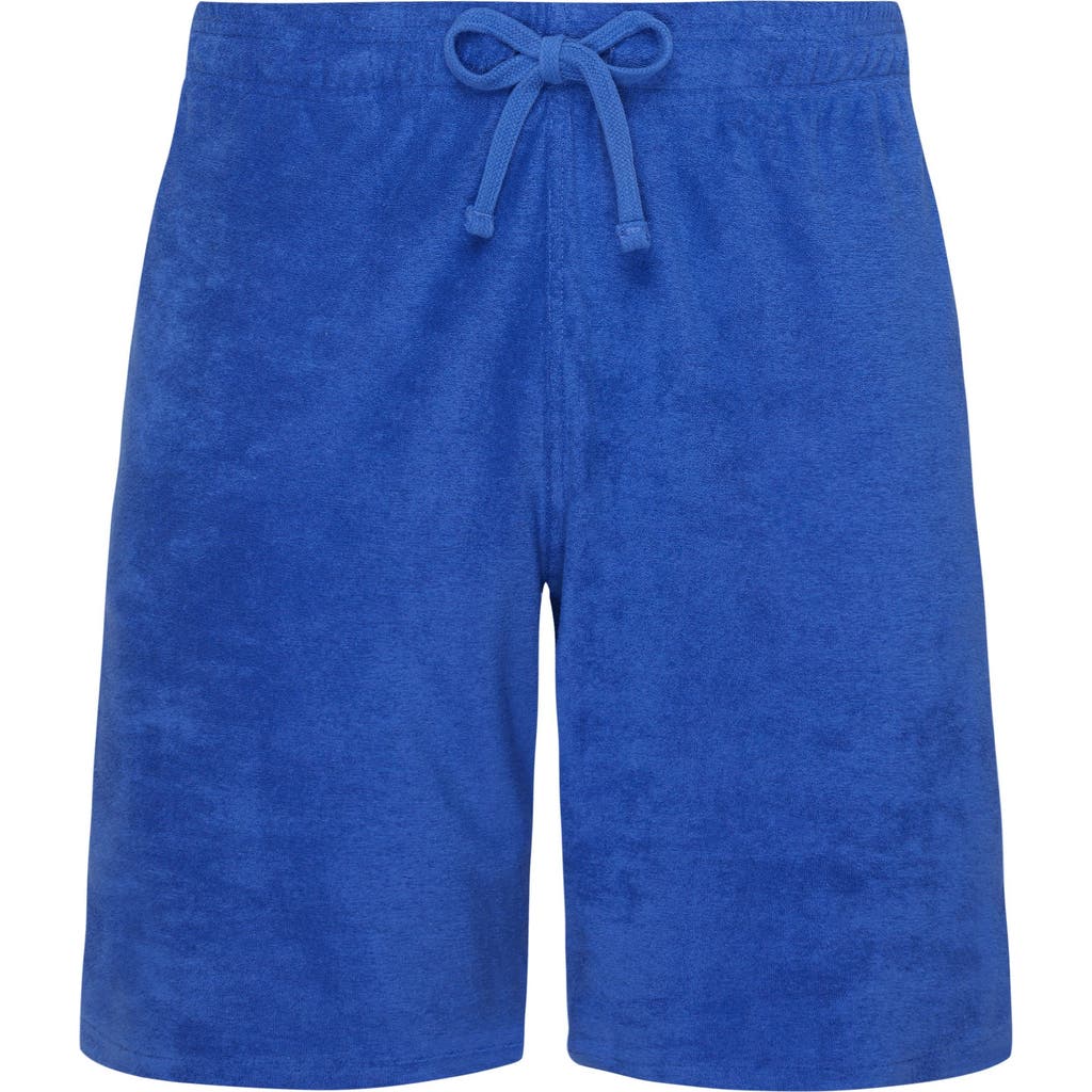 Vilebrequin Cotton-blend Terry Bolide Bermuda Shorts In Marrakech