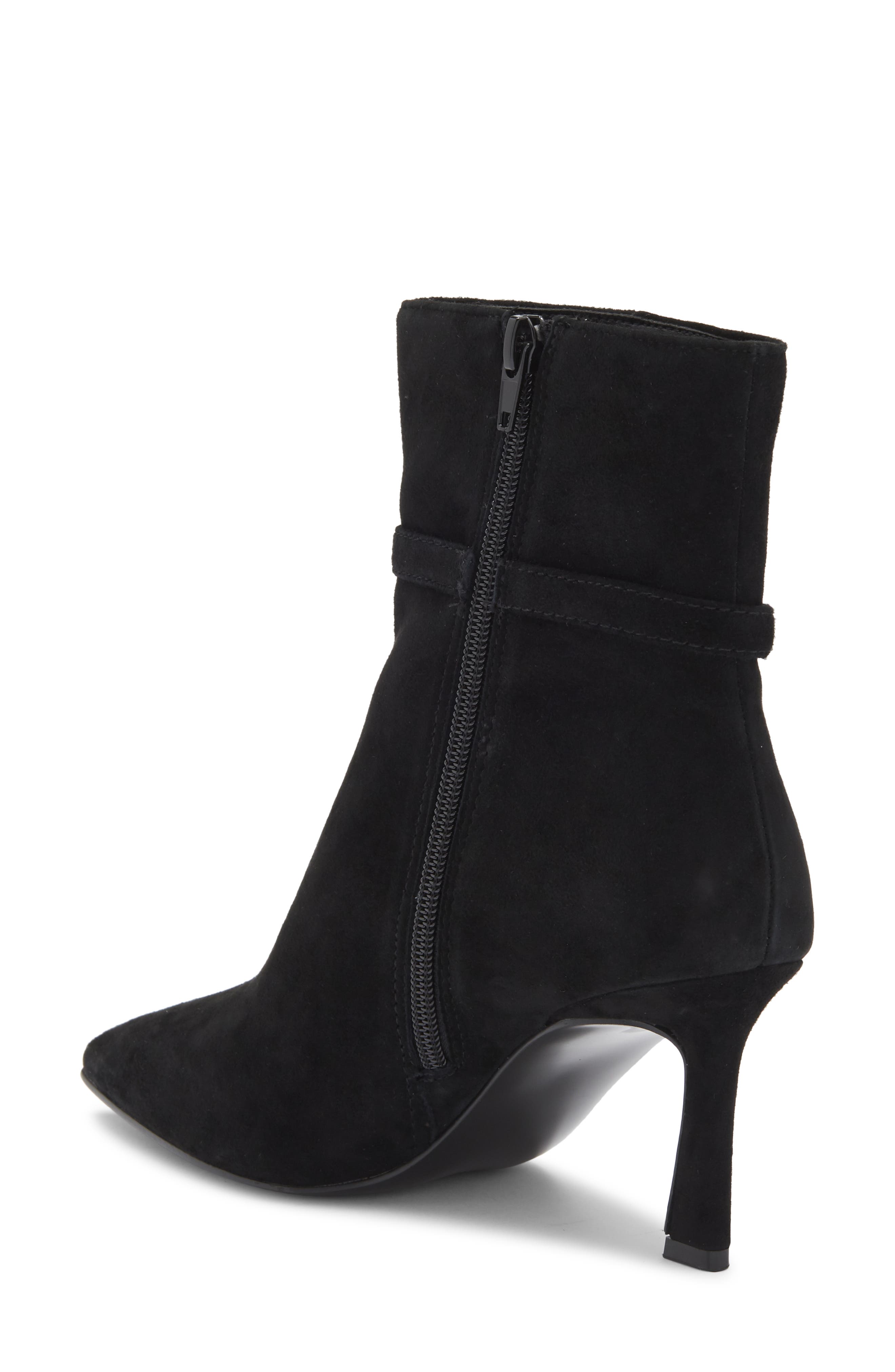 Steve Madden Layan Bootie, Alternate, color, Black Sued