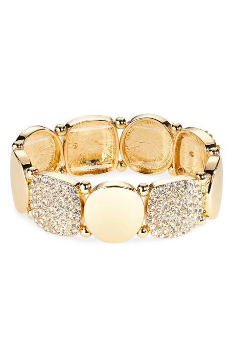 Crystal Cushion Stretch Bracelet