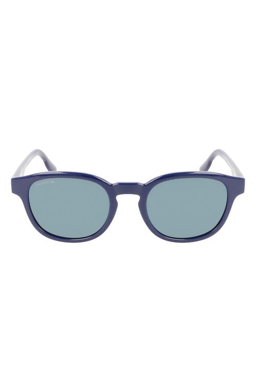 Lacoste 51mm Oval Sunglasses in Blue