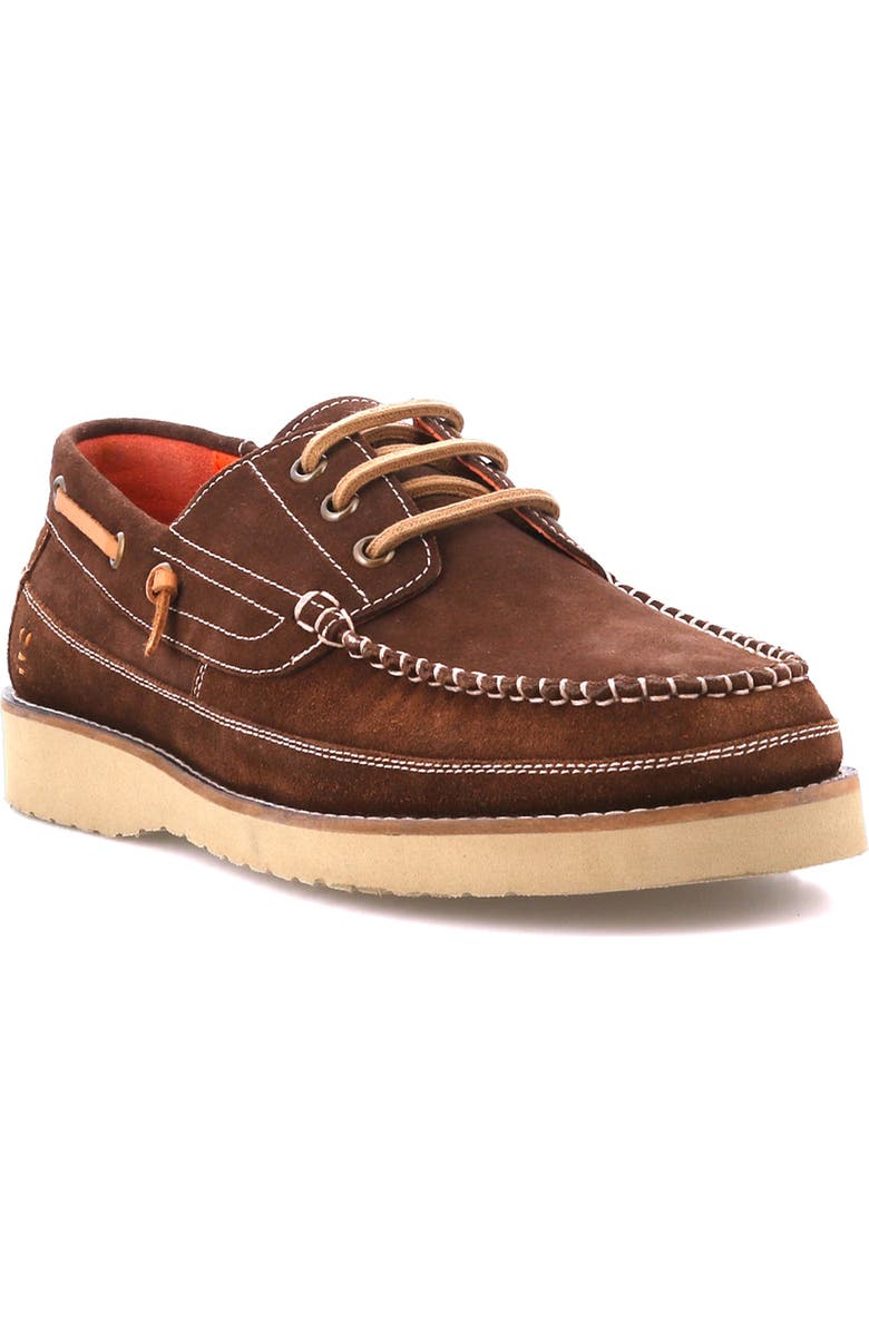 ROAN Glory Slip-On Shoe, Main, color, Chocolate Brown Suede