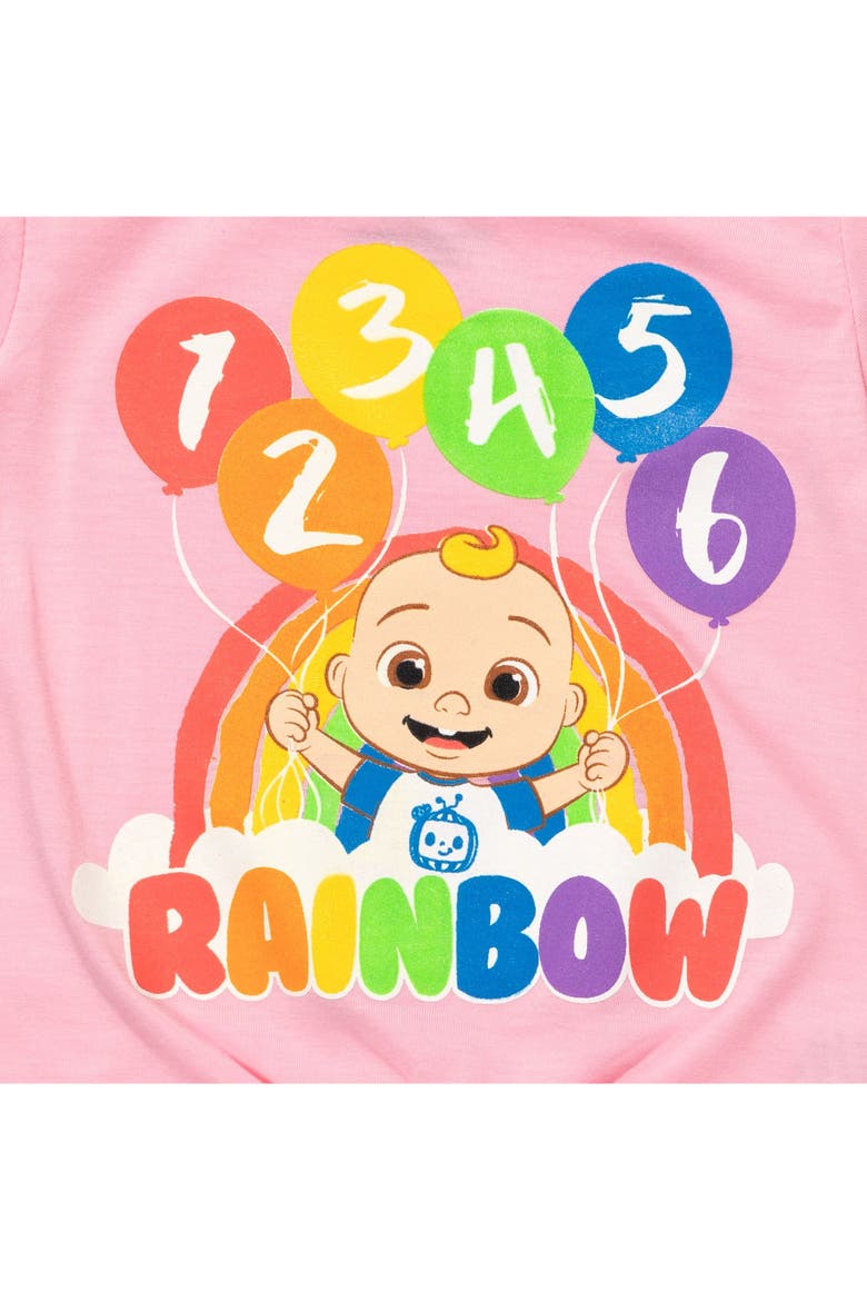 JJ 2-Piece T-Shirt and Shorts Set, Alternate, color, JJ Pink Cloud