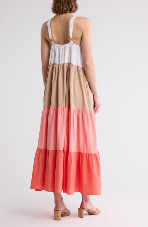 Area Stars Colorblock Maxi Dress