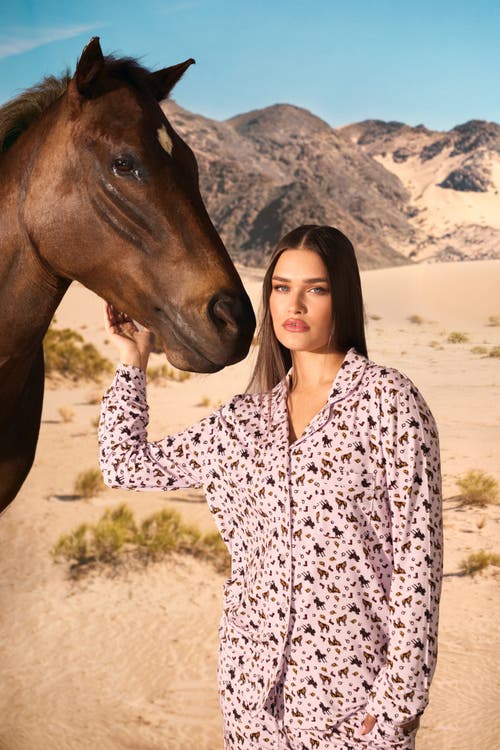 Shop Crickle Daisy Yeehaw Long Pajama Set