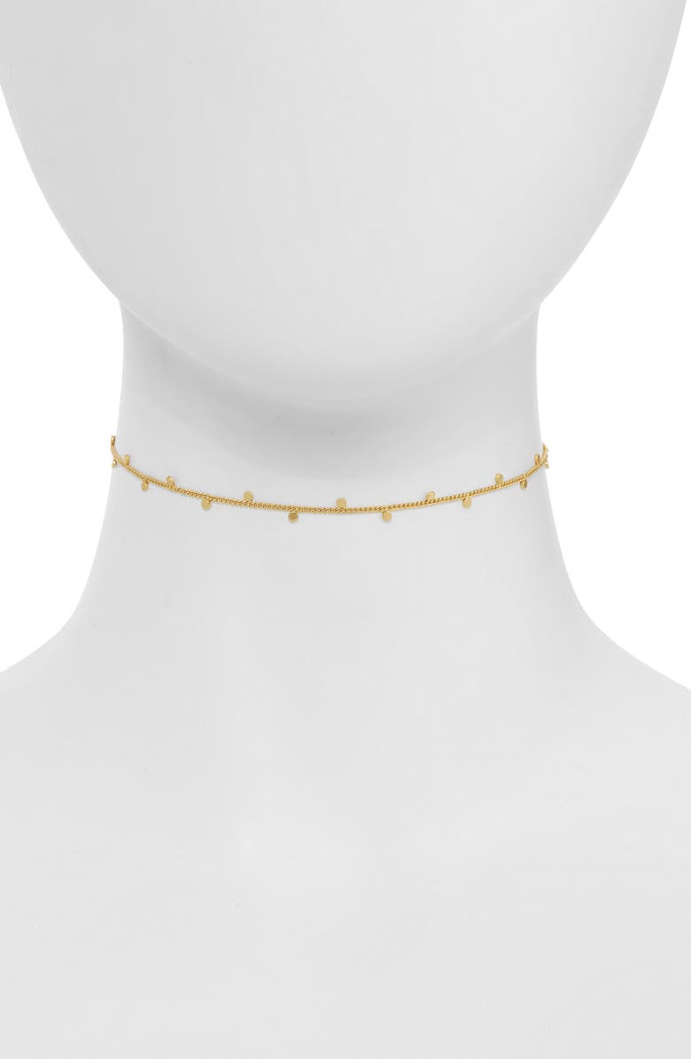 Madewell Droplet Chain Necklace, Main, color,