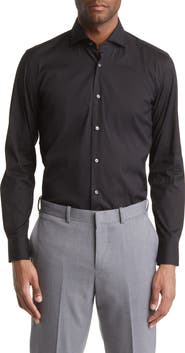 BOSS Hank Slim Fit Cotton Blend Dress Shirt