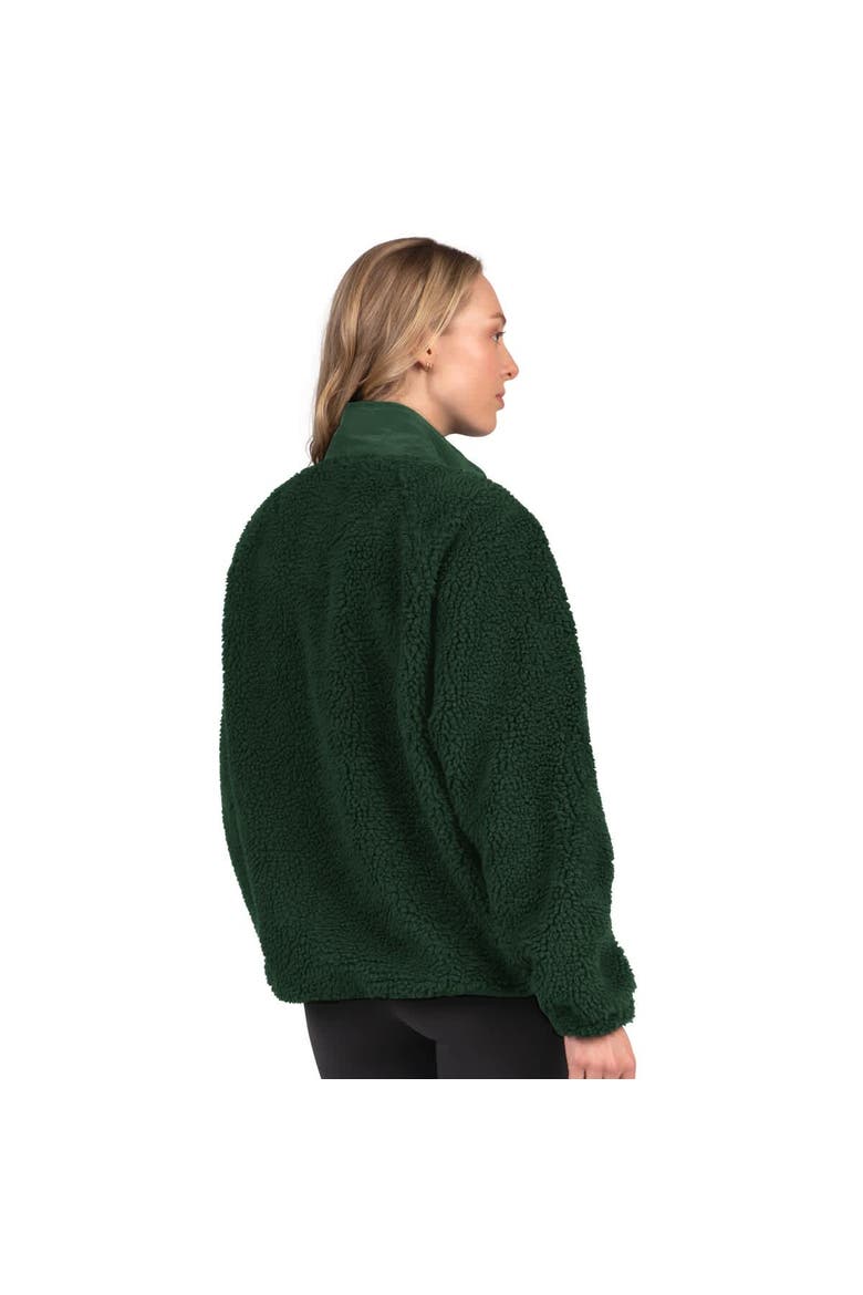 Women's Starter Green Green Bay Packers On the Ball Sherpa Jacket, Alternate, color, Green