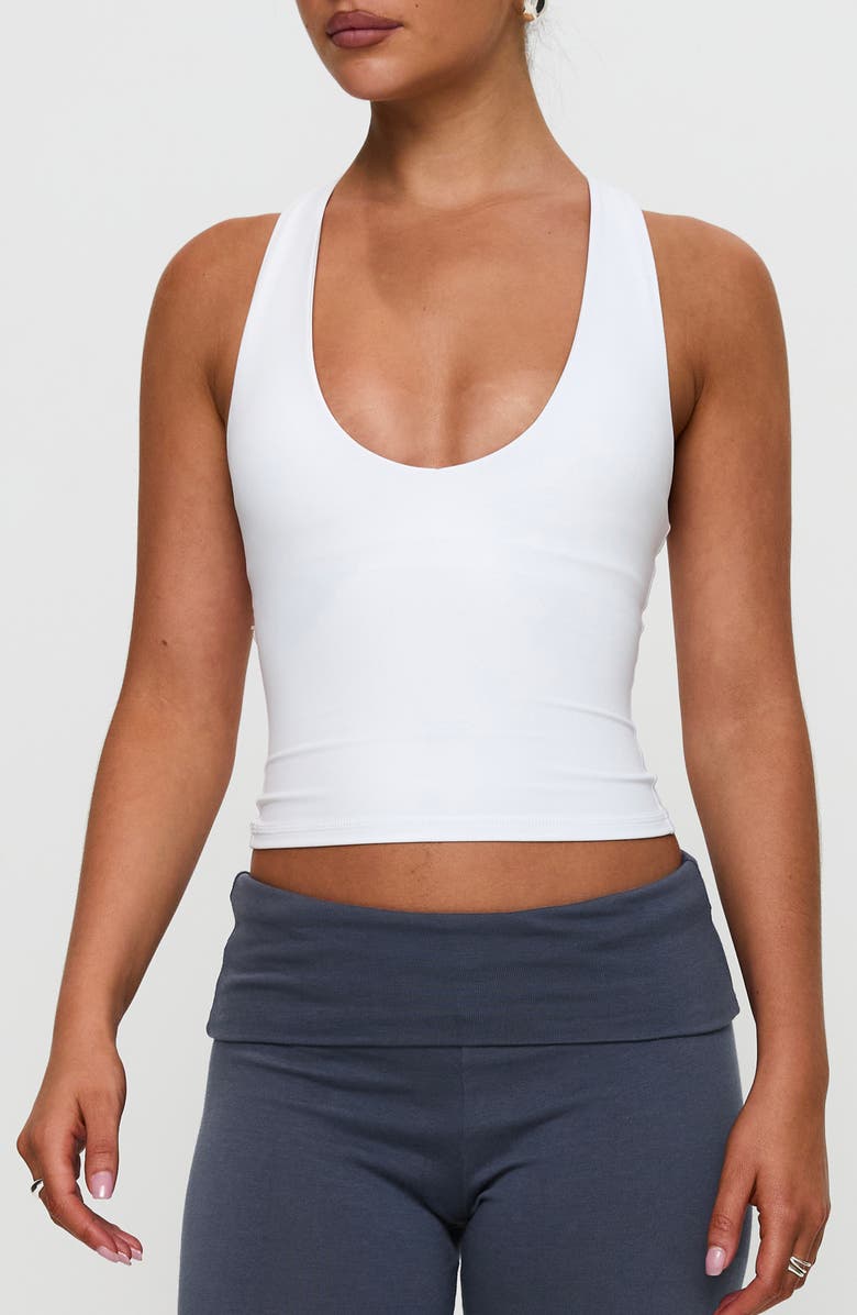 Princess Polly Fast Track Longline Active Tank Top, Main, color, 