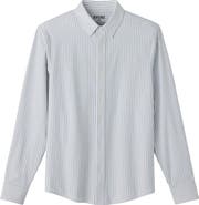 Rhone Commuter Slim Fit Striped Performance Shirt