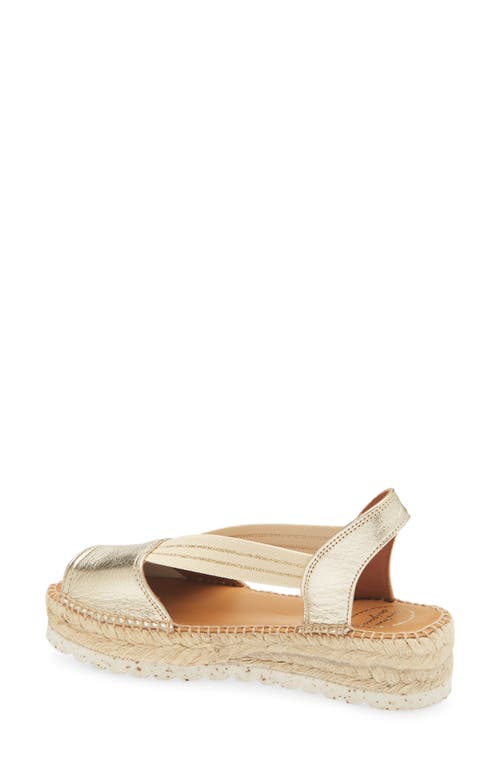 Toni Pons Estel Espadrille Wedge Sandal In Platinum