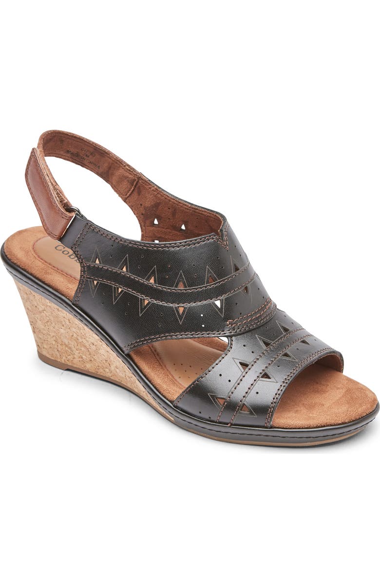 Rockport Cobb Hill Janna Slingback Wedge Sandal, Main, color,