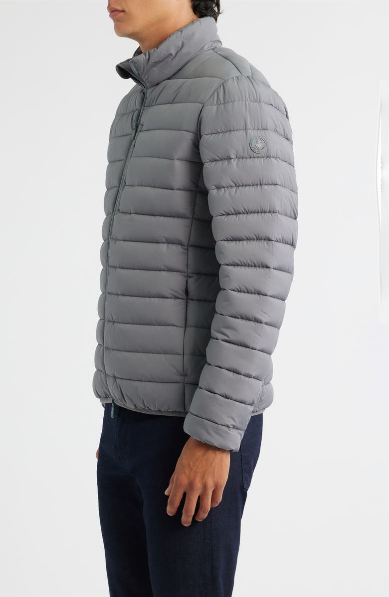 Save The Duck Erion Water Resistant Quilted Puffer Jacket, Alternate, color, Mid Grey