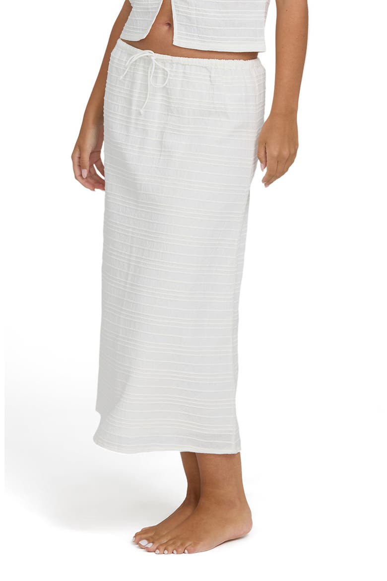 Your Call Stripe Cotton Maxi Skirt, Alternate, color, SALT CRYSTAL