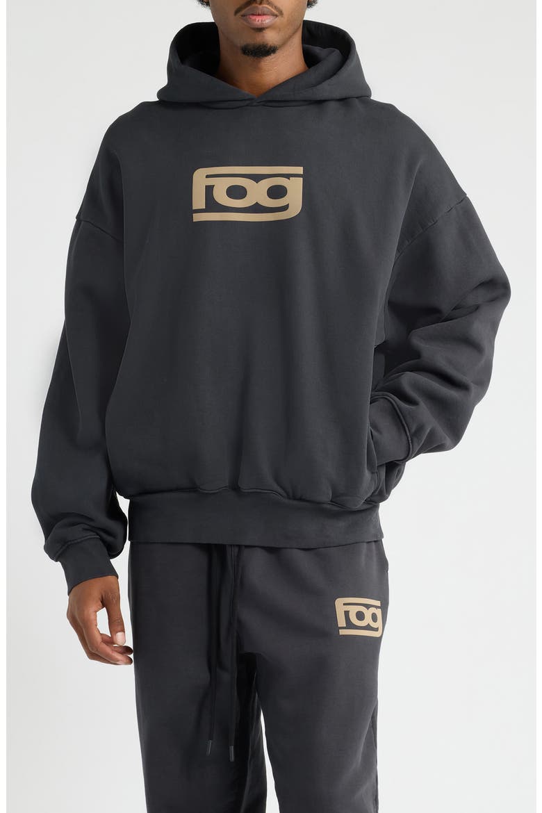 Classic Raglan Cotton Hoodie, Main, color, WASHED VINTAGE BLACK