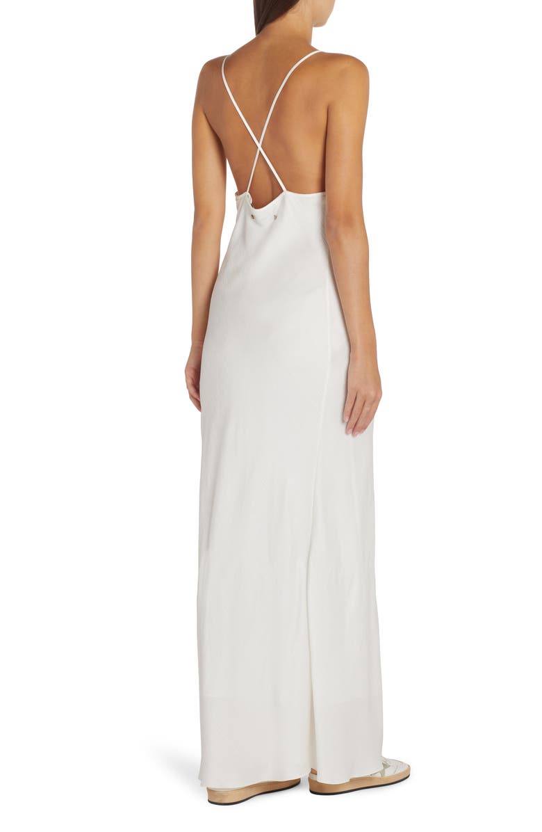 Golden Goose Cross Back Crepe Slipdress, Alternate, color,