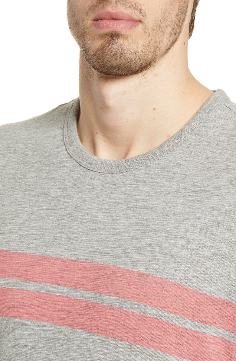 Faherty Surf Twin Stripe Long Sleeve T-Shirt, Alternate, color, 