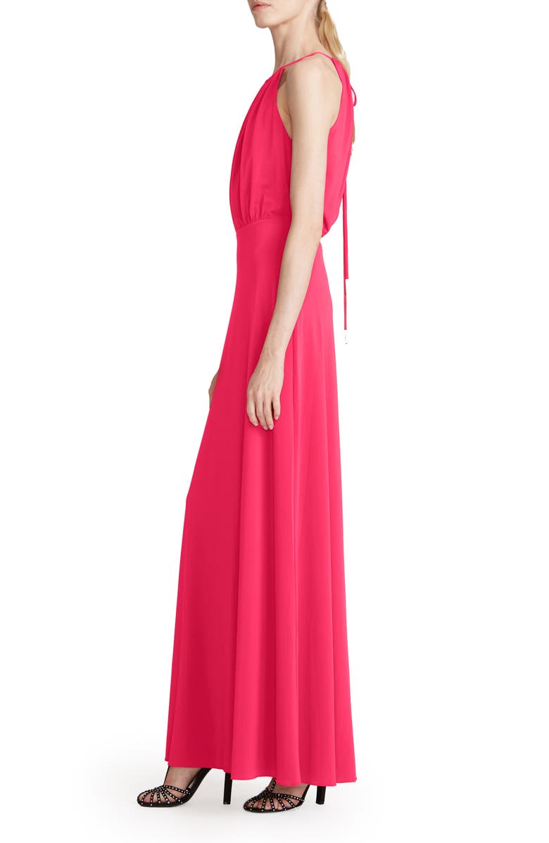 HALSTON Priscilla Halter Neck Gown, Alternate, color, 