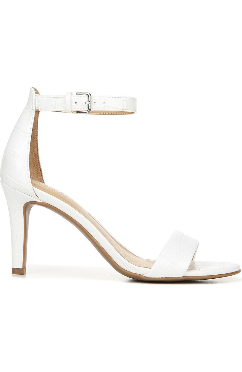 Naturalizer Leah Croc Embossed Ankle Strap Sandal, Alternate, color,