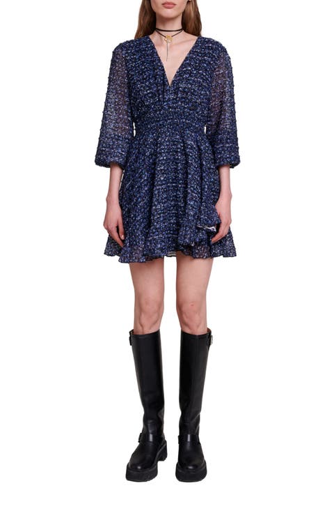 Rwali Bouclé Minidress