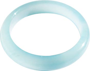 Silk Collection Pool Blue Jade Stone Bangle