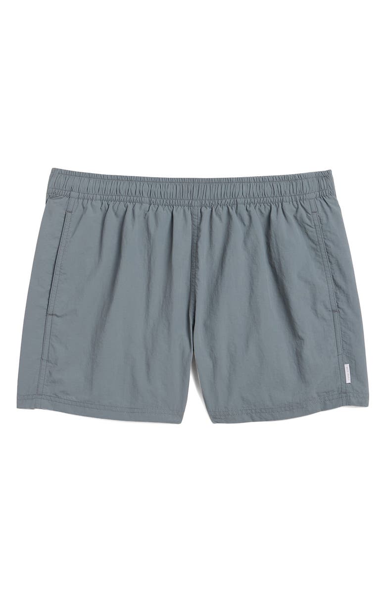 AUTO-REPLY<sup
™</sup
 Sebastian Solid 4-Inch Nylon Swim Trunks, Alternate, color, Seal Grey, Medium Grey