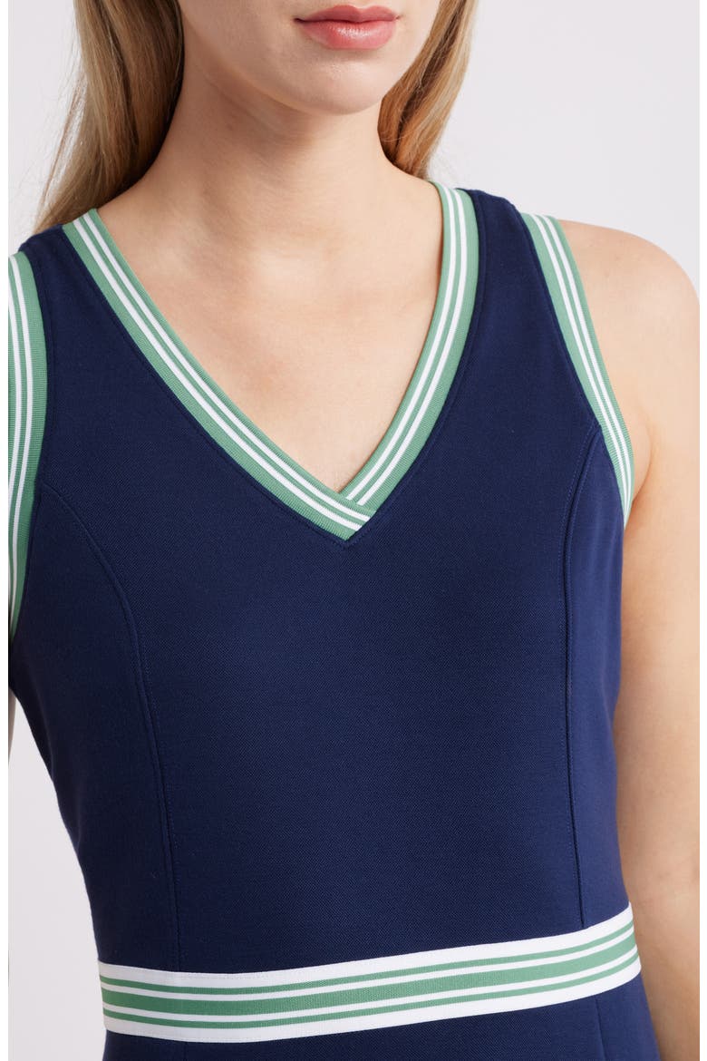 Coastal Bay Sleeveless Fit & Flare Dress, Alternate, color, COASTLINE