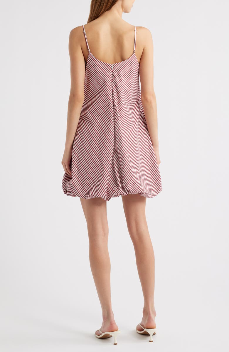 Aniela Bubble Hem Cotton Minidress
