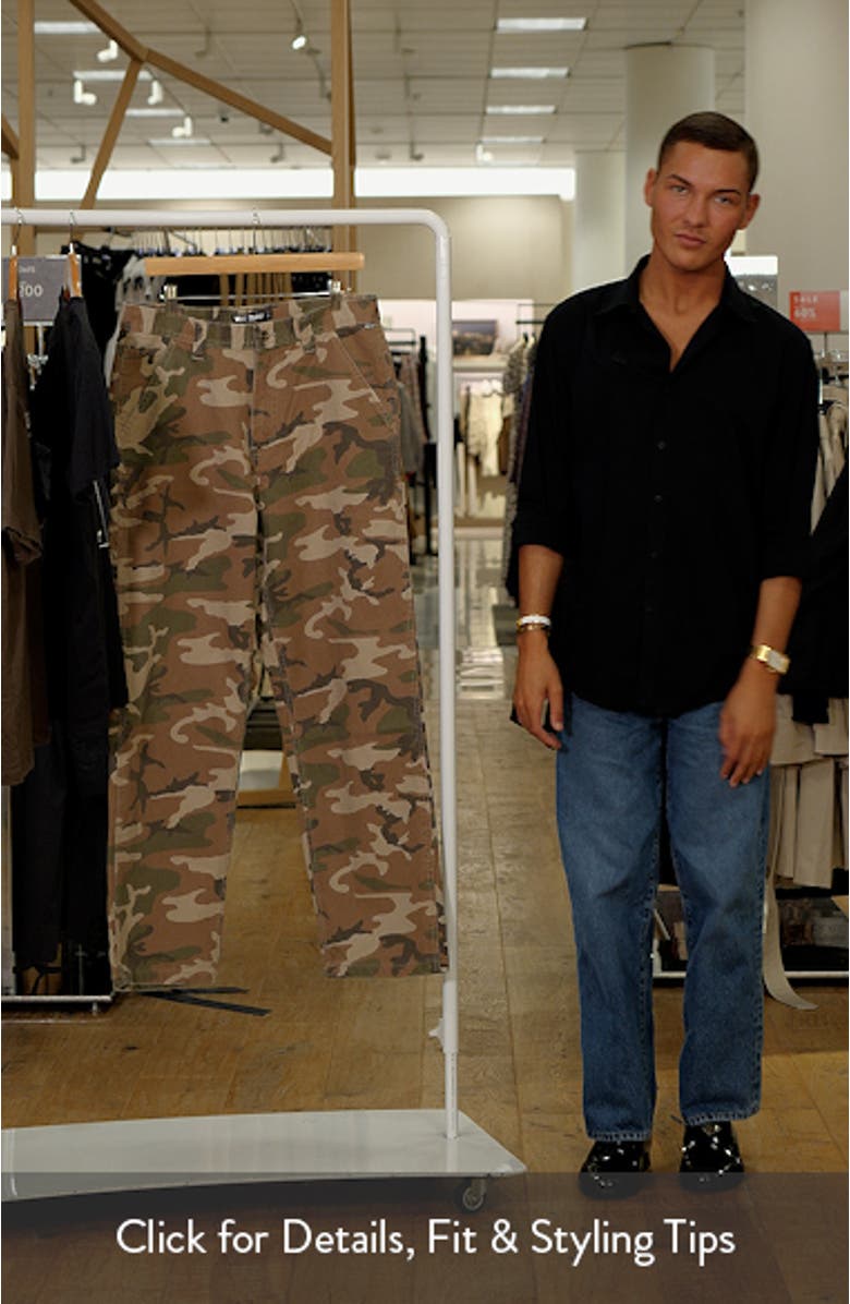 Drill Chore Camo Print Cotton Pants, sales video thumbnail