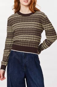 Scotch & Soda Crewneck Crop Pullover