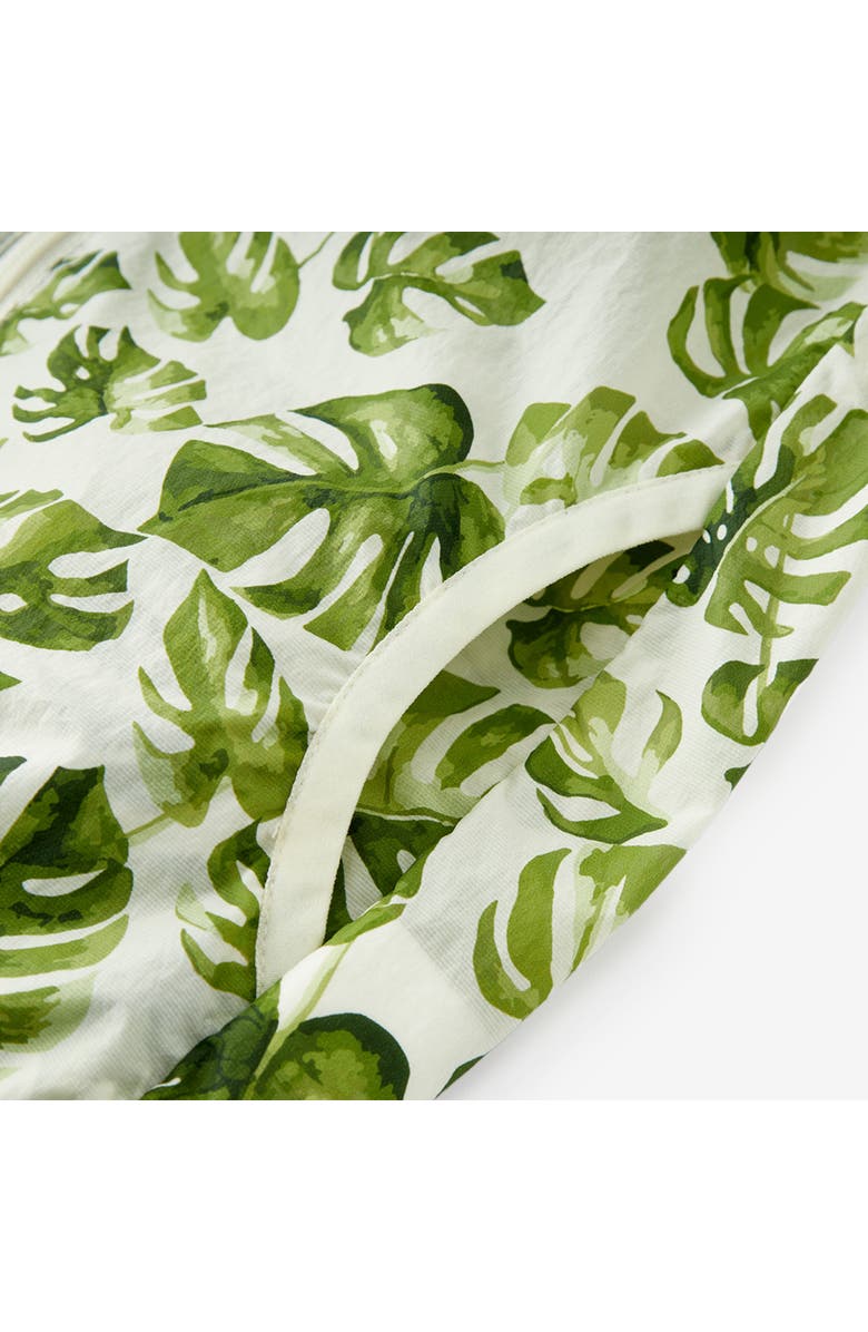 Milkbarn Sun Shield Windbreaker Jacket, Alternate, color, Island Leaf