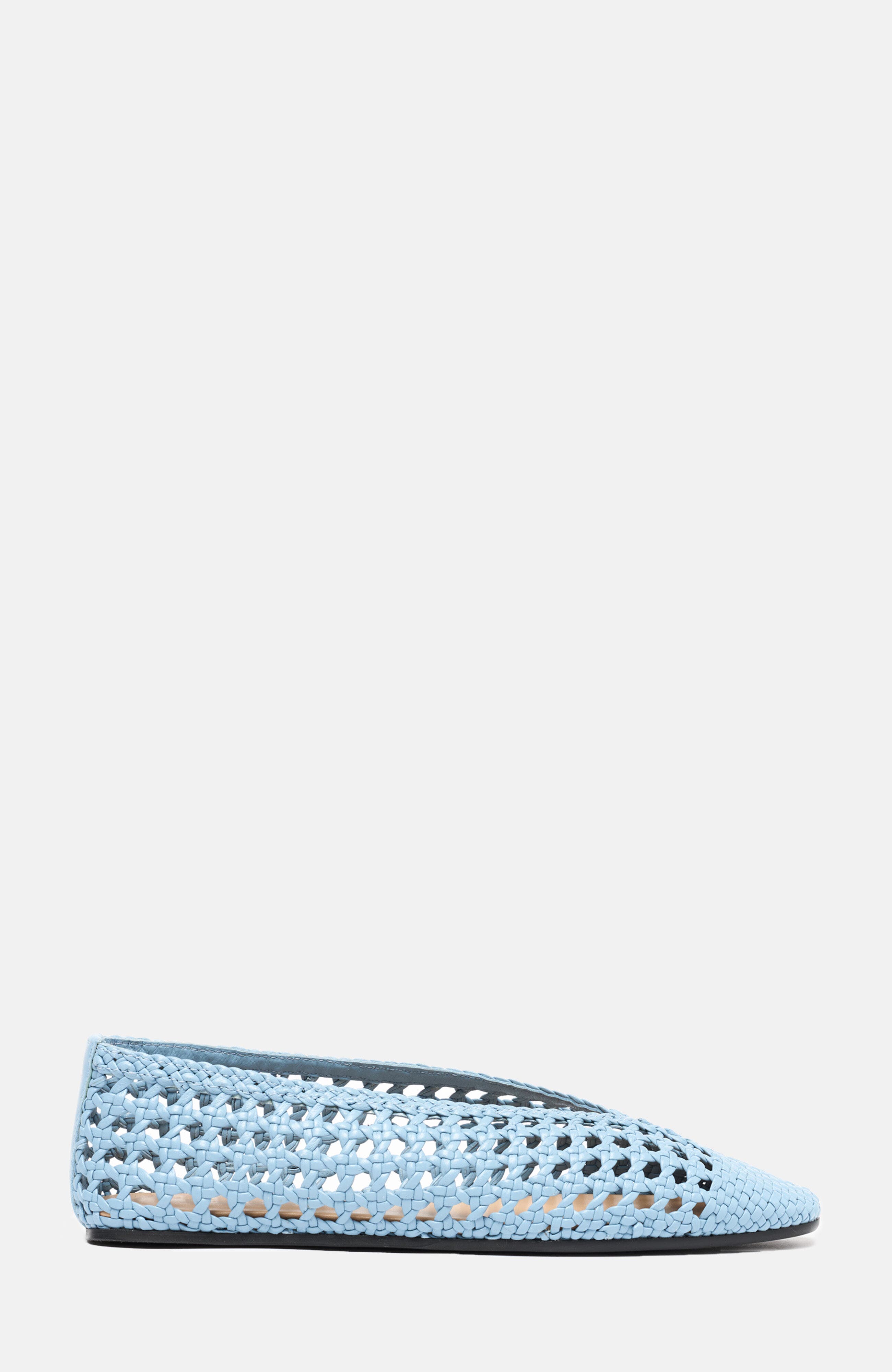 Ella Ballerinas, Alternate, color, Light Blue - Calf