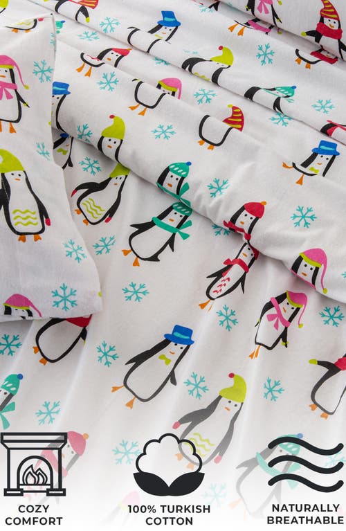 Woven & Weft Turkish Cotton Flannel Christmas Sheet Set