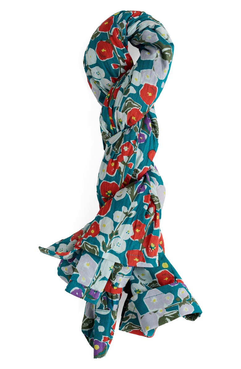 Seasalt Cornwall Larissa Floral Organic Cotton Button-Up Shirt, Alternate, color,