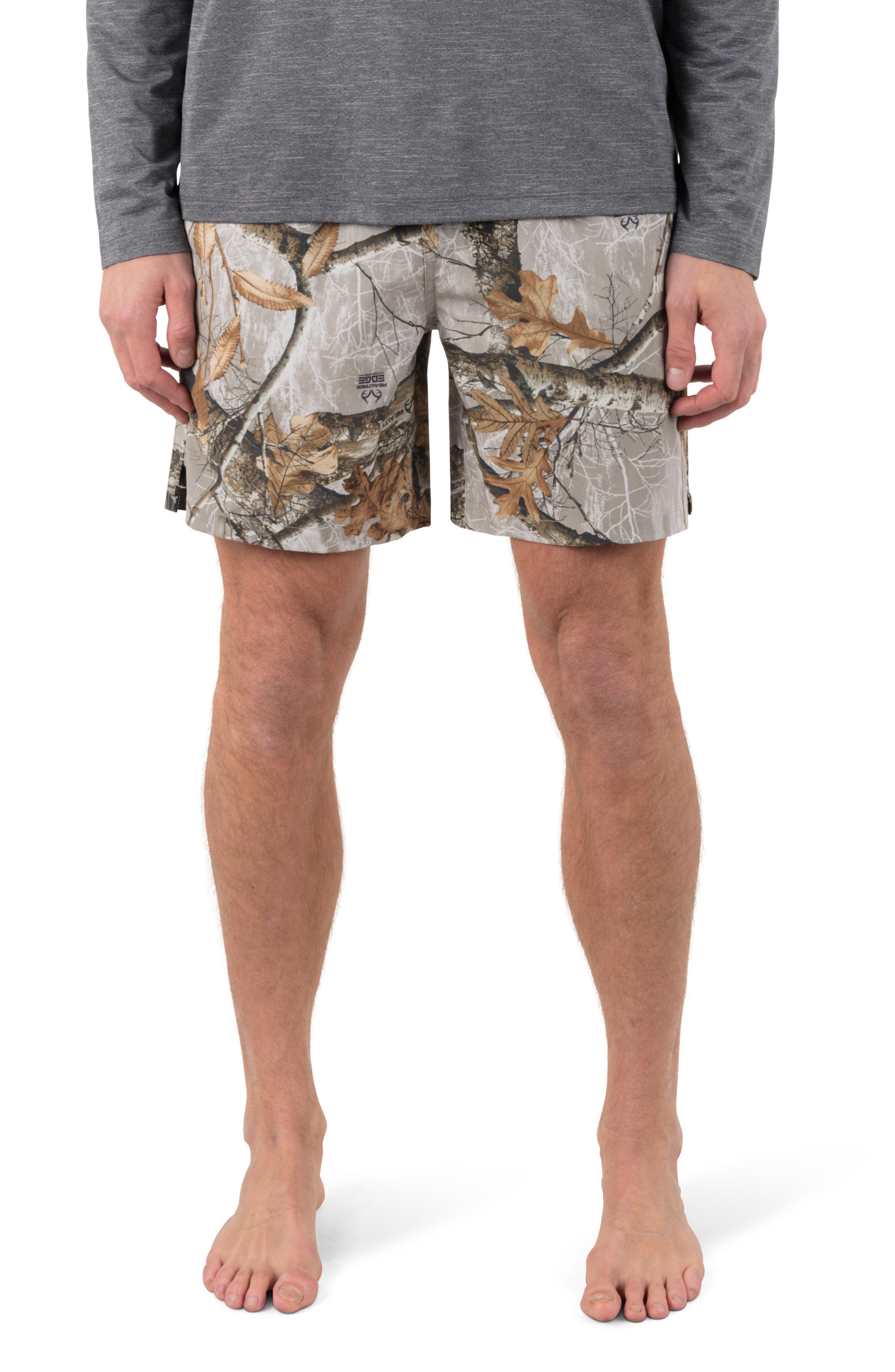 Hurley Trek Stretch Drawstring Shorts in Khaki 