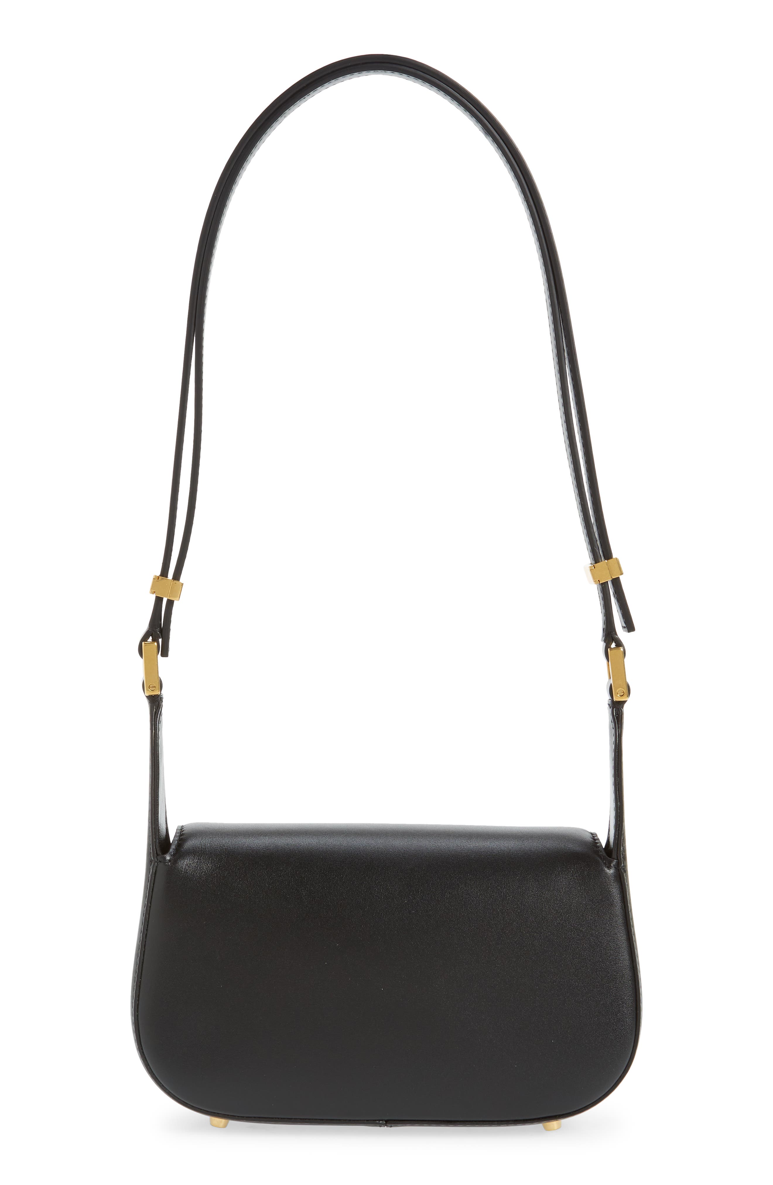 Valentino Garavani Small VLOGO Chain Leather Shoulder Bag, Alternate, color, 