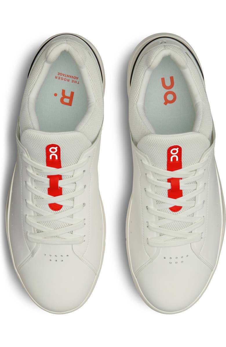 On THE ROGER Advantage Tennis Sneaker, Alternate, color, White/Spice