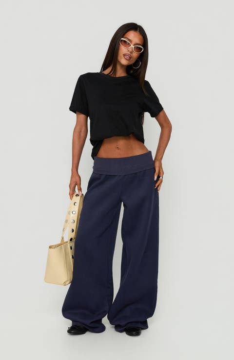 Lockie Foldover Baggy Track Pants