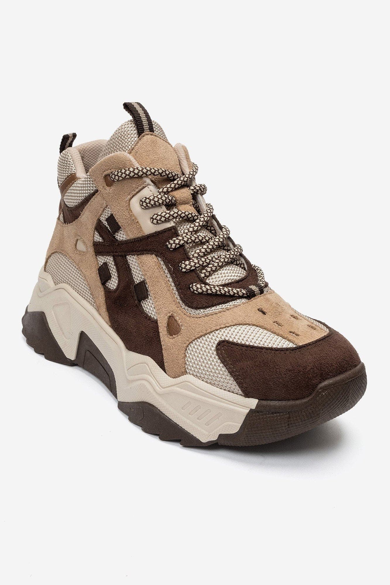 Brown Suede Faux Leather